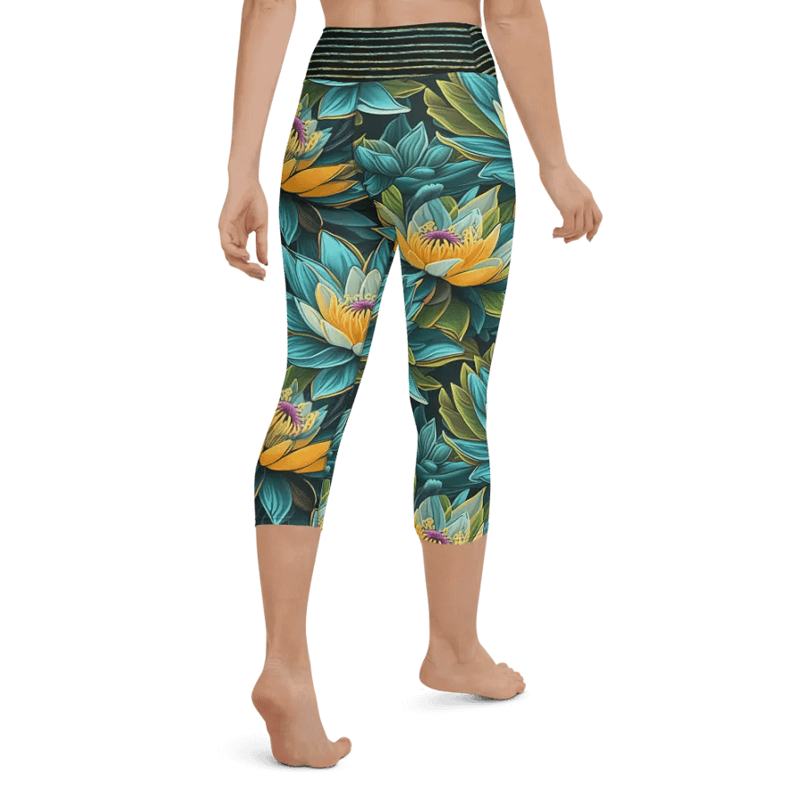 Lotus blue yoga leggings product image (5)