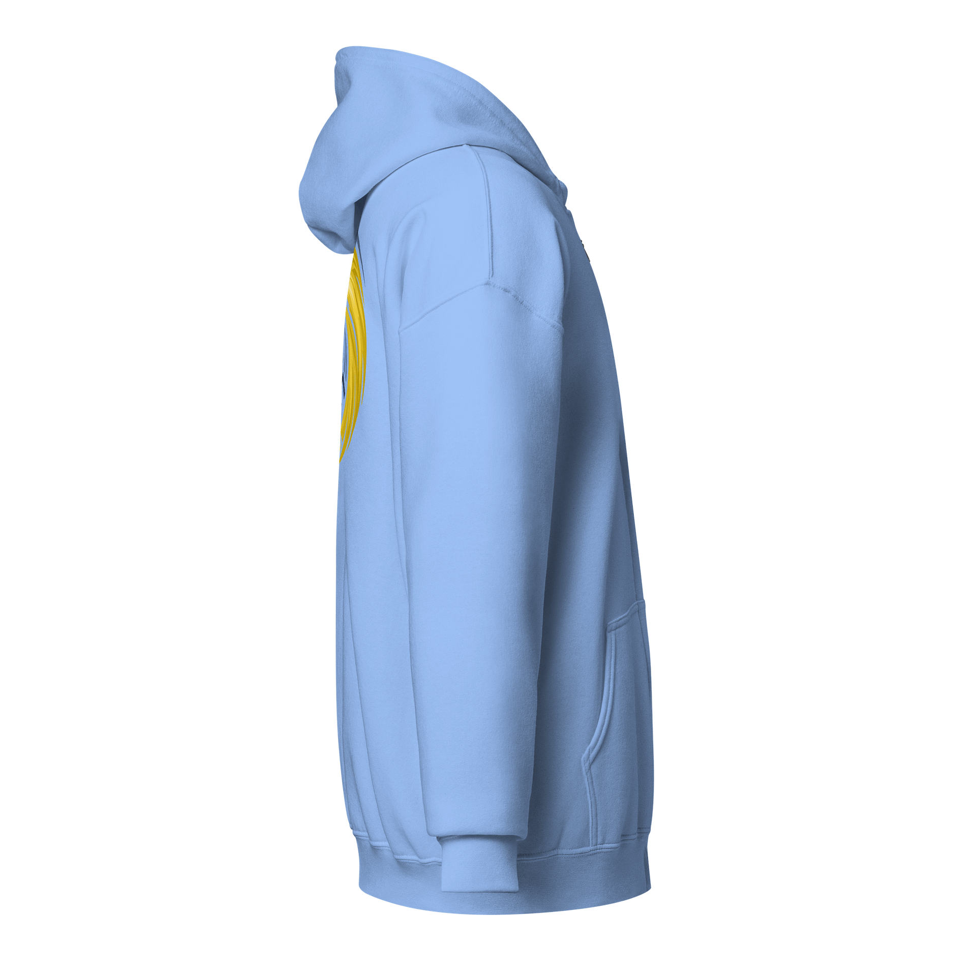 Rule #7 Zip Hoodie Blue and Yellow product image (8)