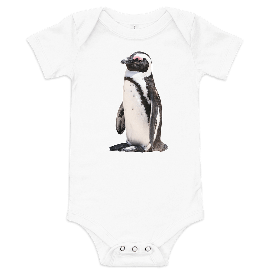 African Penguin Baby Short Sleeve One Piece product image (1)