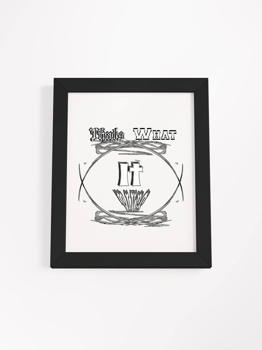That's What It Takes - Framed - High-Quality Poster product image (1)