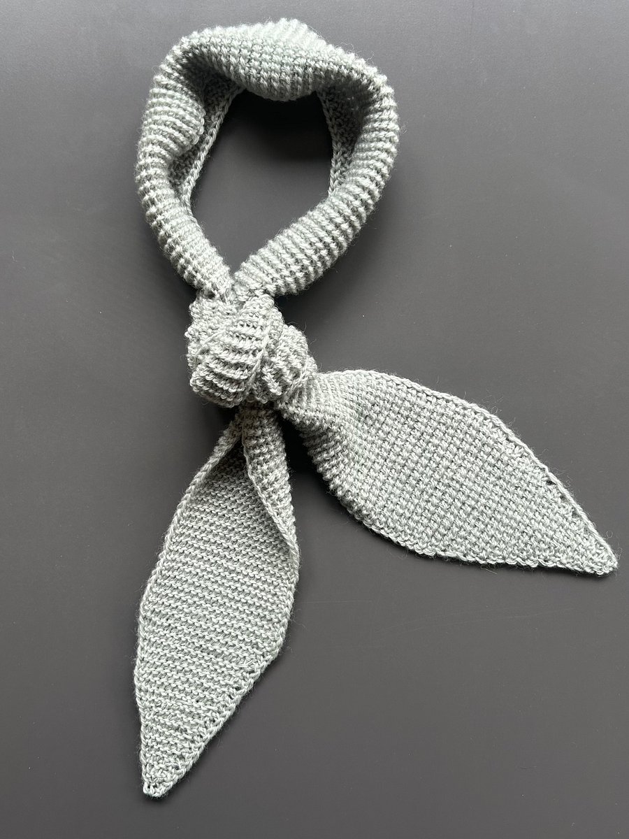 Easy Tunisian Crochet Skinny Scarf PDF Pattern product image (10)