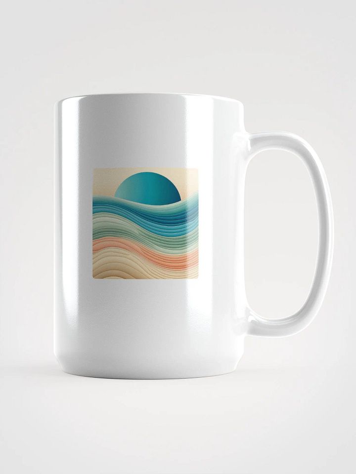 Celestial Waves Mug | AI Design abstract fluid product image (1)