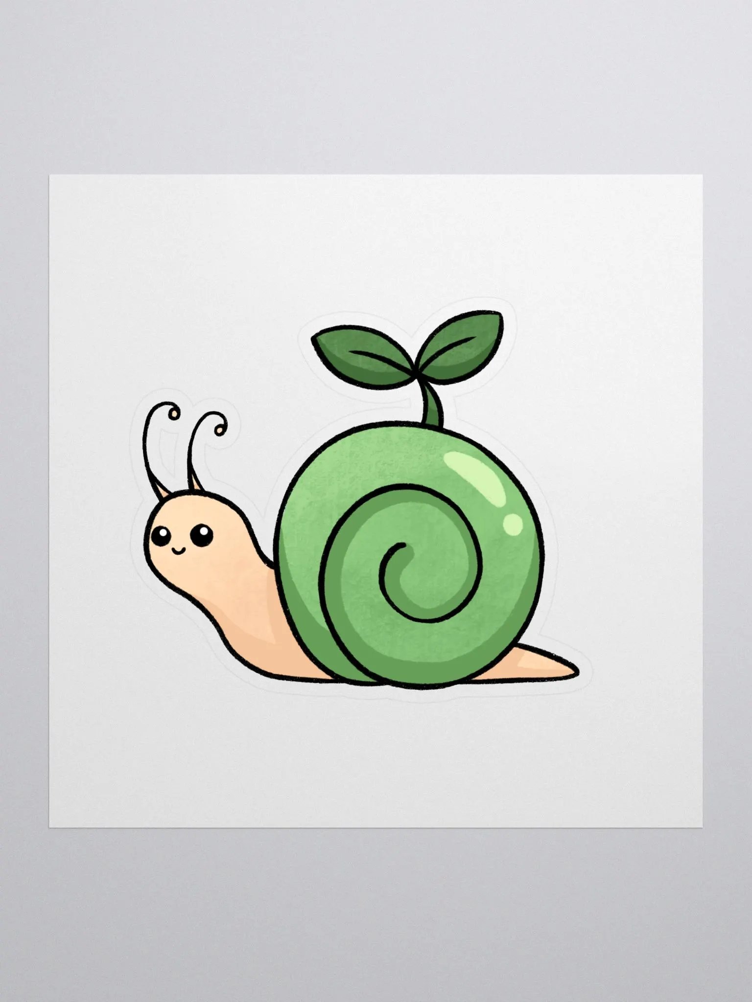 Sprout Snail Sticker product image (1)