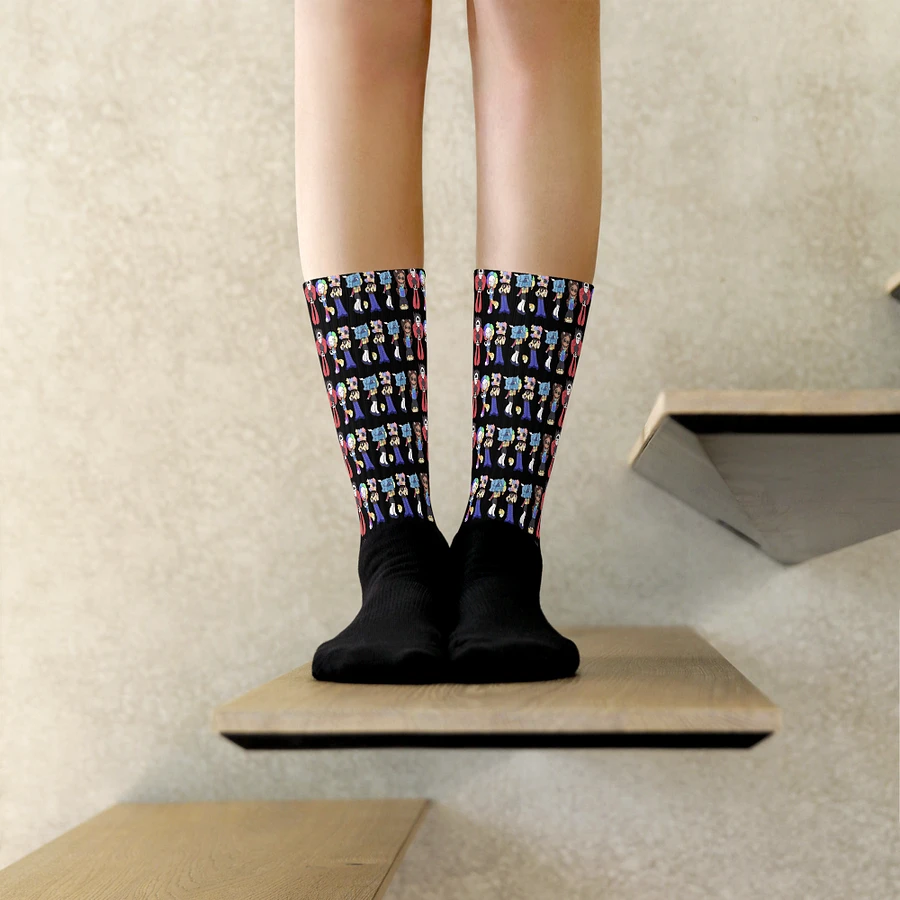 Black Group Chibi Socks product image (8)