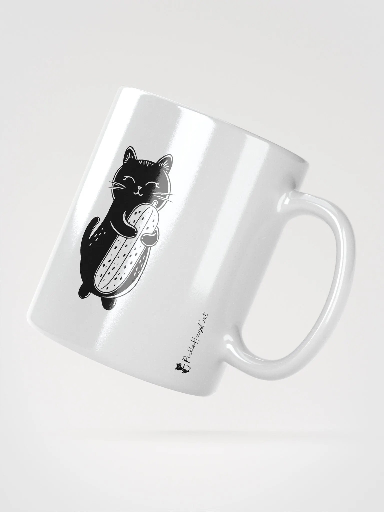 Pickle Hugs Cat Mug product image (6)