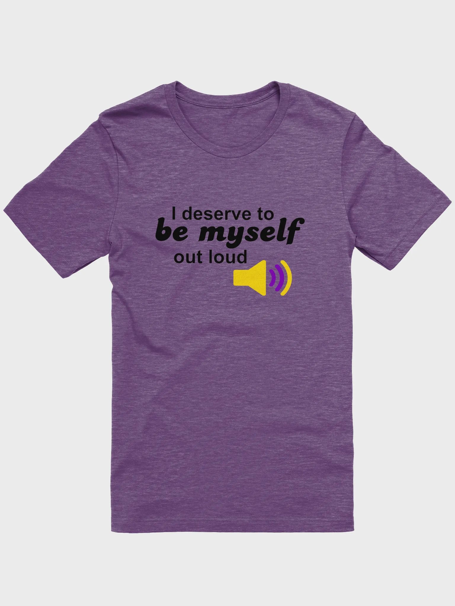 be myself out loud intersex t-shirt product image (1)