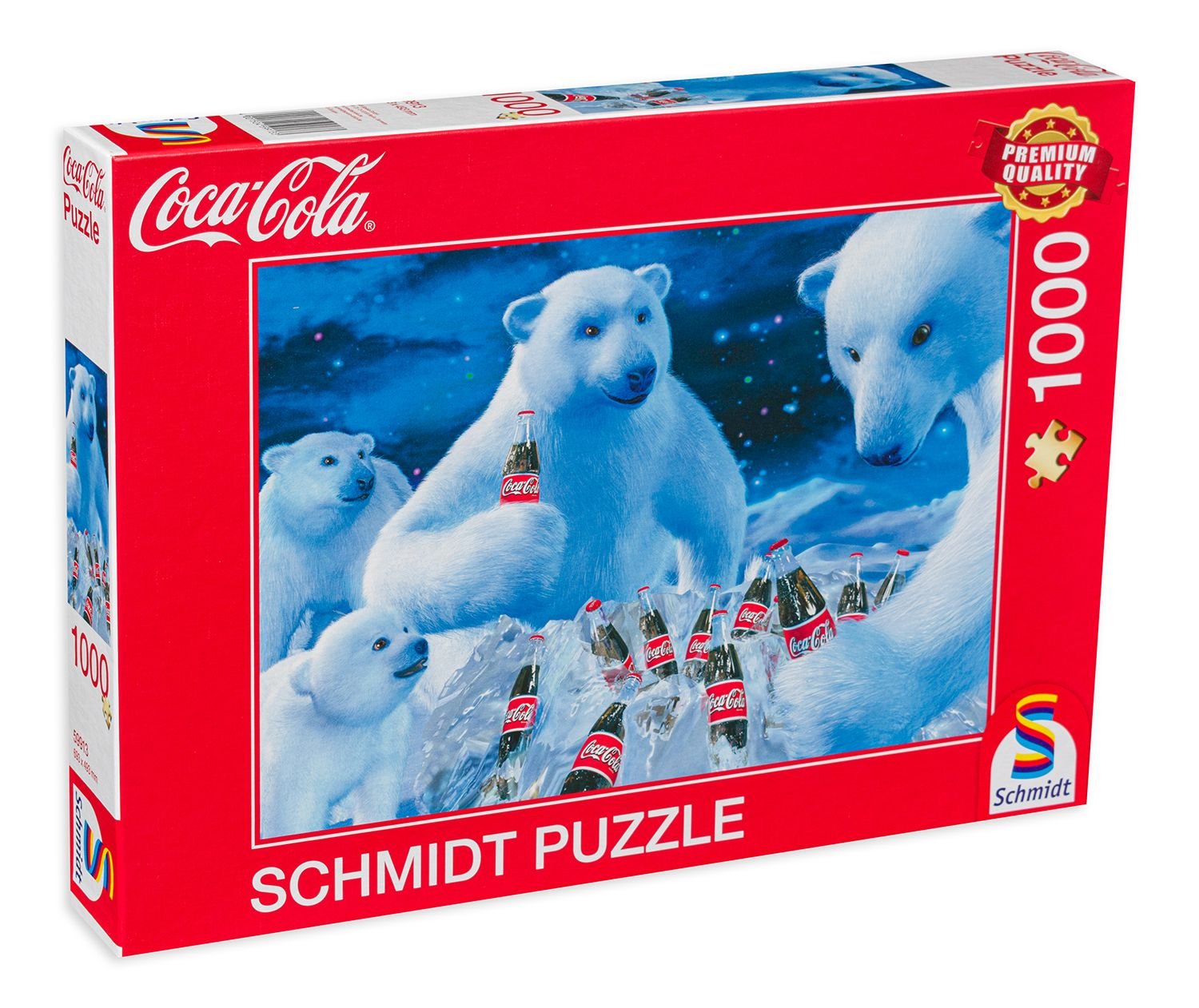 Puzzle Schmidt din 1000 de piese - Coca Cola, ursi polari product image (1)