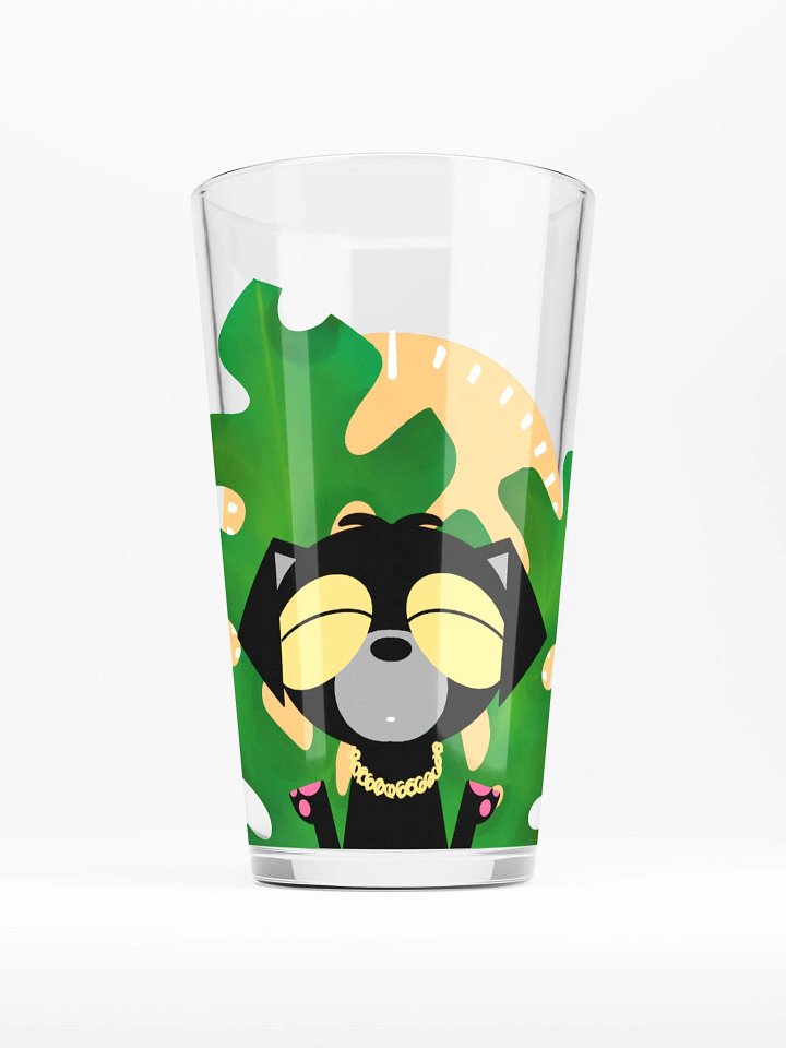 'Inhale. Exhale.' Glass Cup product image (1)