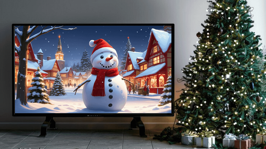 The Snowman’s Festive Wonderland Christmas in the Village - Frame TV III product image (5)