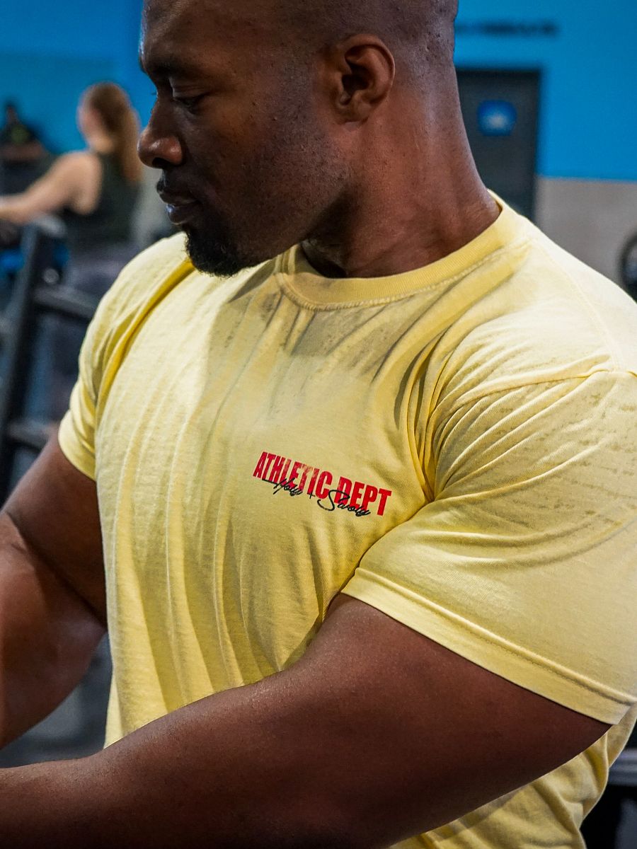 Athletic Dept | Too Blessed To Be Stressed | T-Shirt (Butter) product image (3)