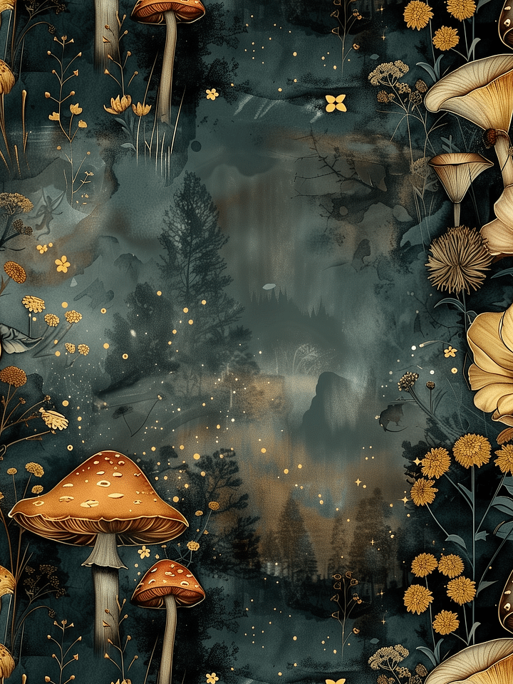 Enchanted forest - 20 oz skinny tumbler sublimation design product image (2)