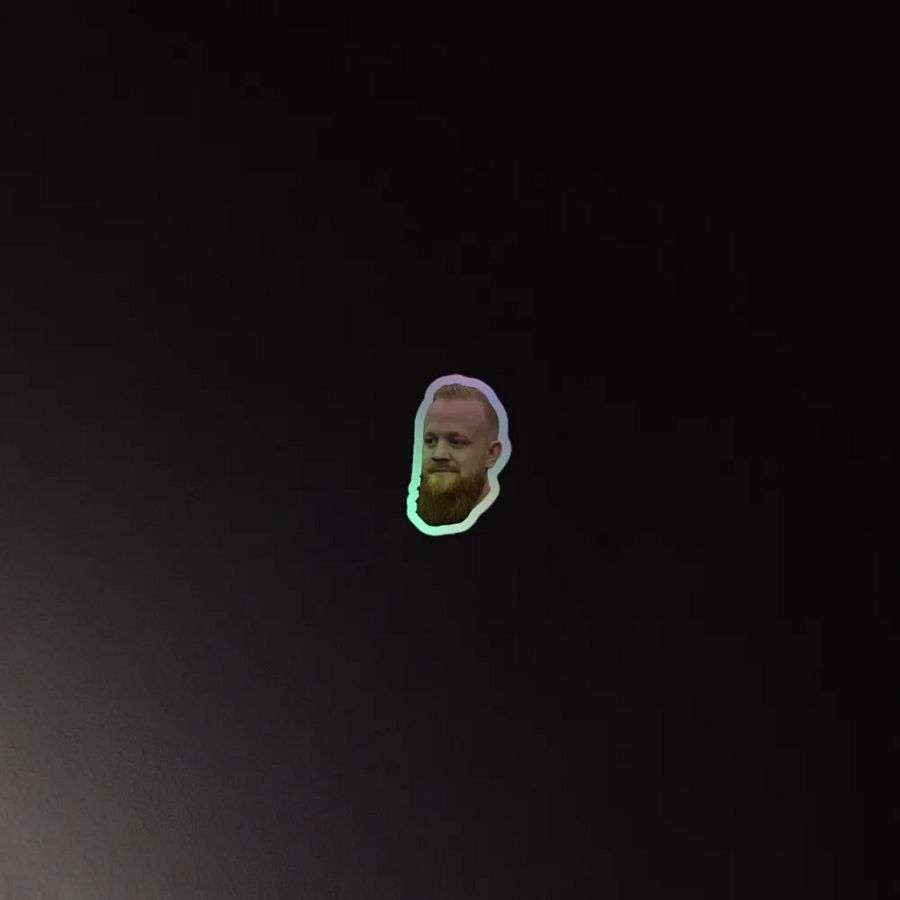 Head sticker (holographic) product image (2)