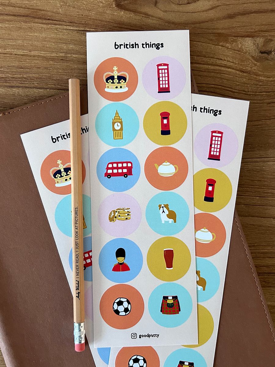 Sticker Sheet - British Things product image (3)