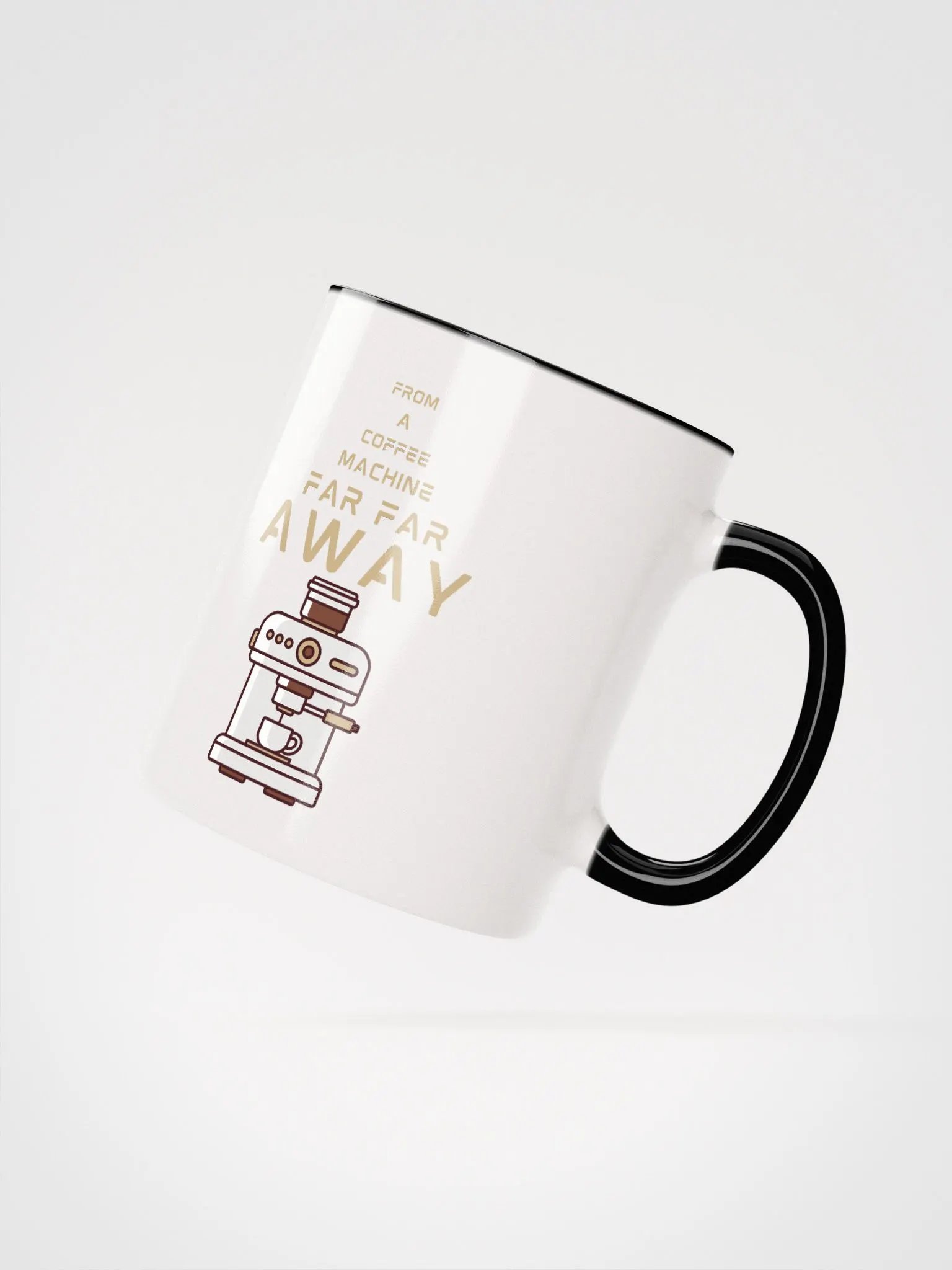 Sci -Fi inspired FAR FAR AWAY COFFEE MACHINE Ceramic Mug product image (26)