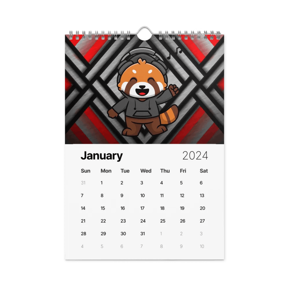 Red Panda 2024 Wall Calendar product image (6)