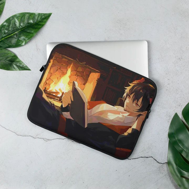 Akushi Fireplace Laptop Case product image (2)