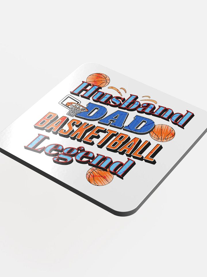 Husband Dad Basketball Legend Coaster product image (1)