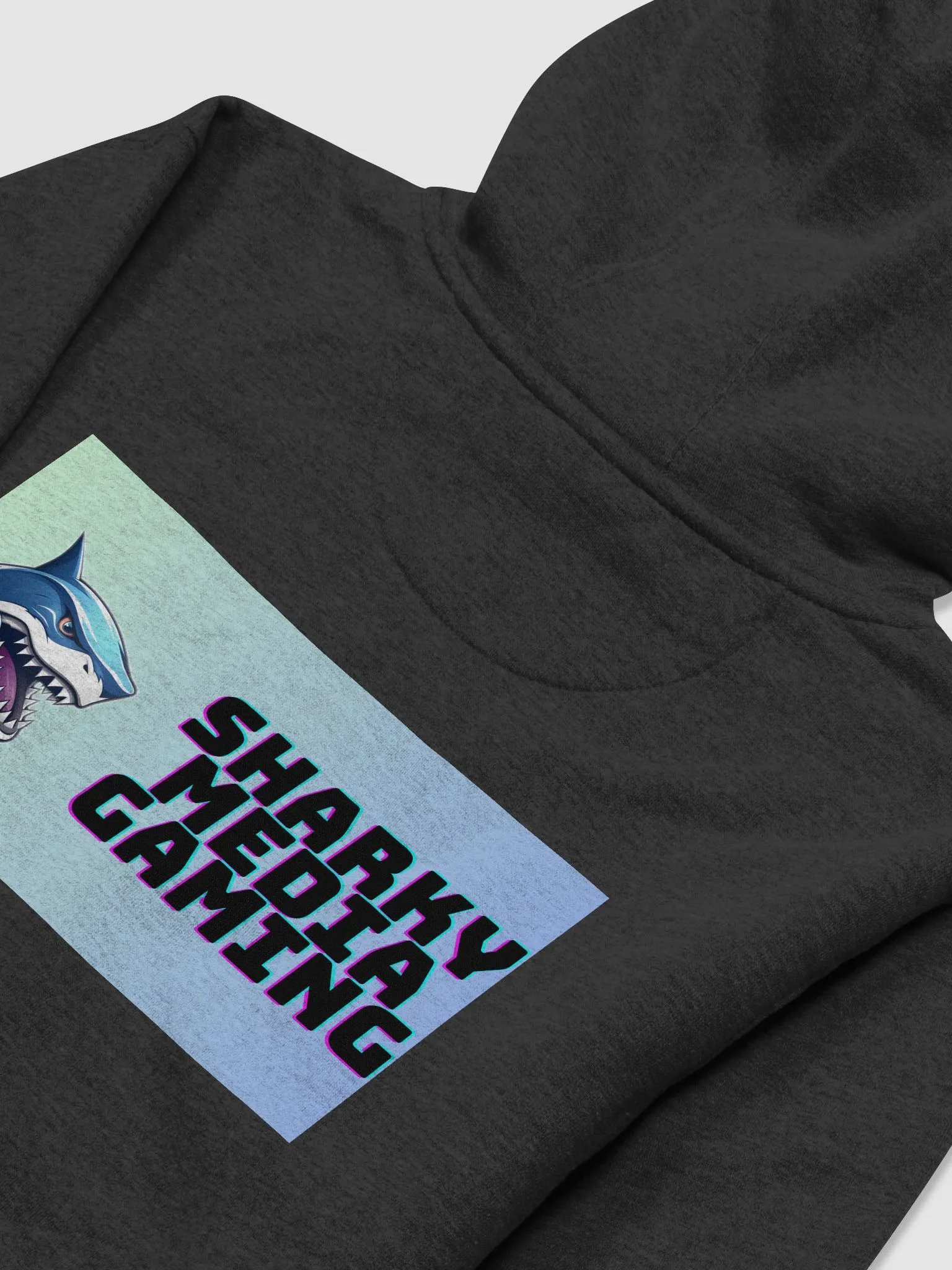 Sharky Media Gaming Hoodie (Green/Blue) product image (38)
