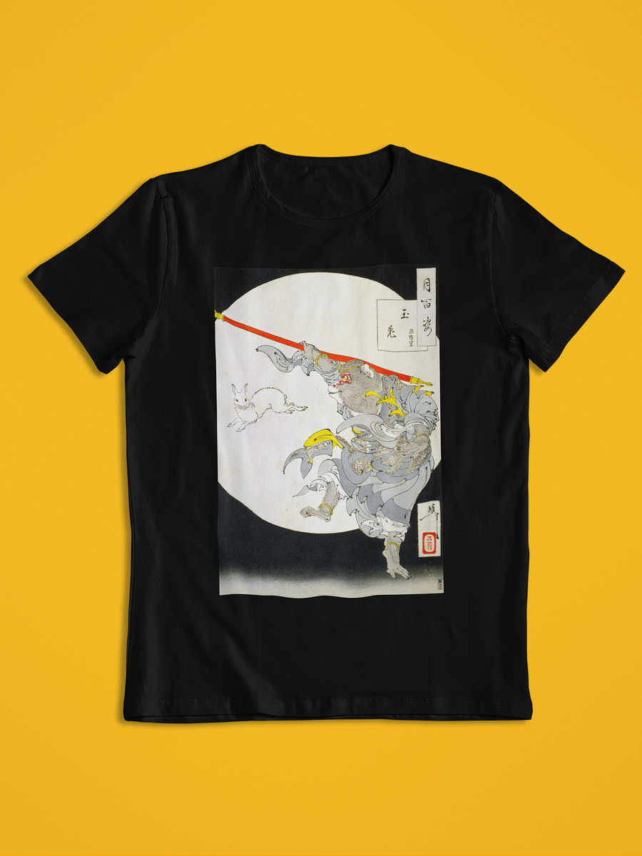Jade Rabbit Sun Wukong Yoshitoshi Japanese Ukiyo-e Unisex T-Shirt product image (1)