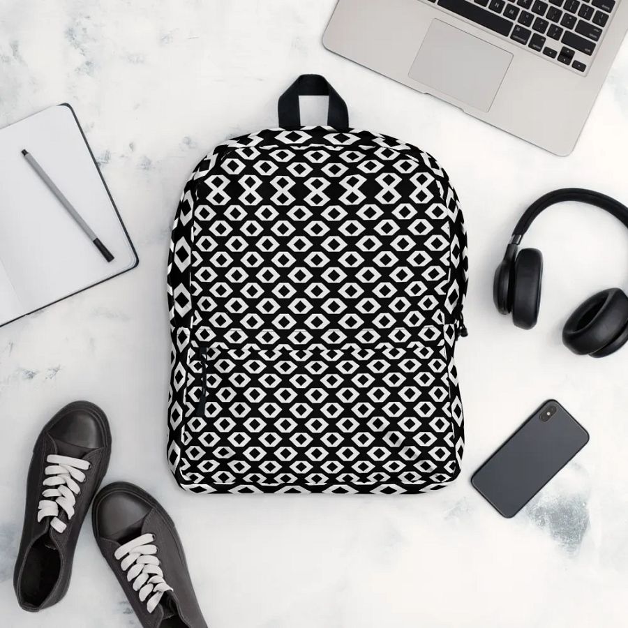Geometric Illusion All-Over Print Backpack product image (12)