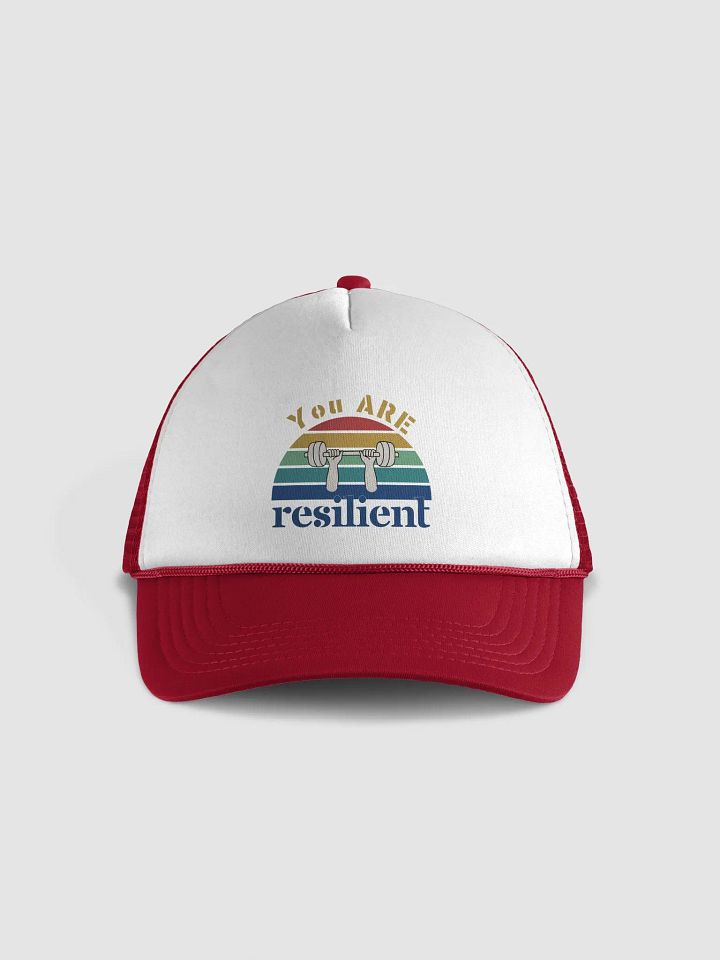 You Are Resilient, Motivational Quote Foam Trucker Hat product image (2)