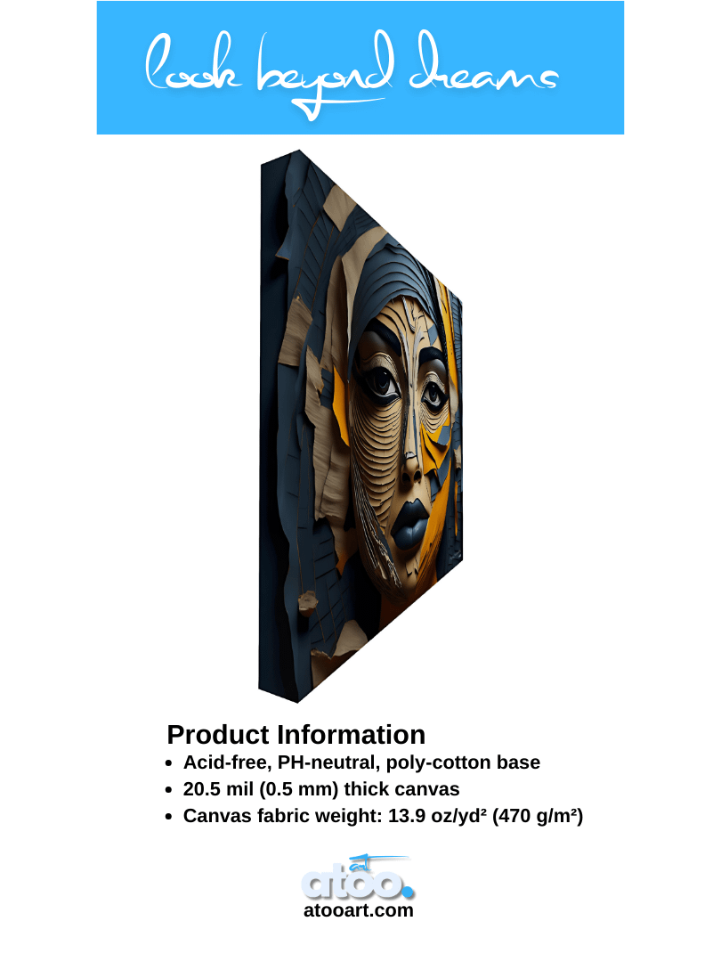 Paper Collection | Queen of Time | Canvas Art Painting product image (7)