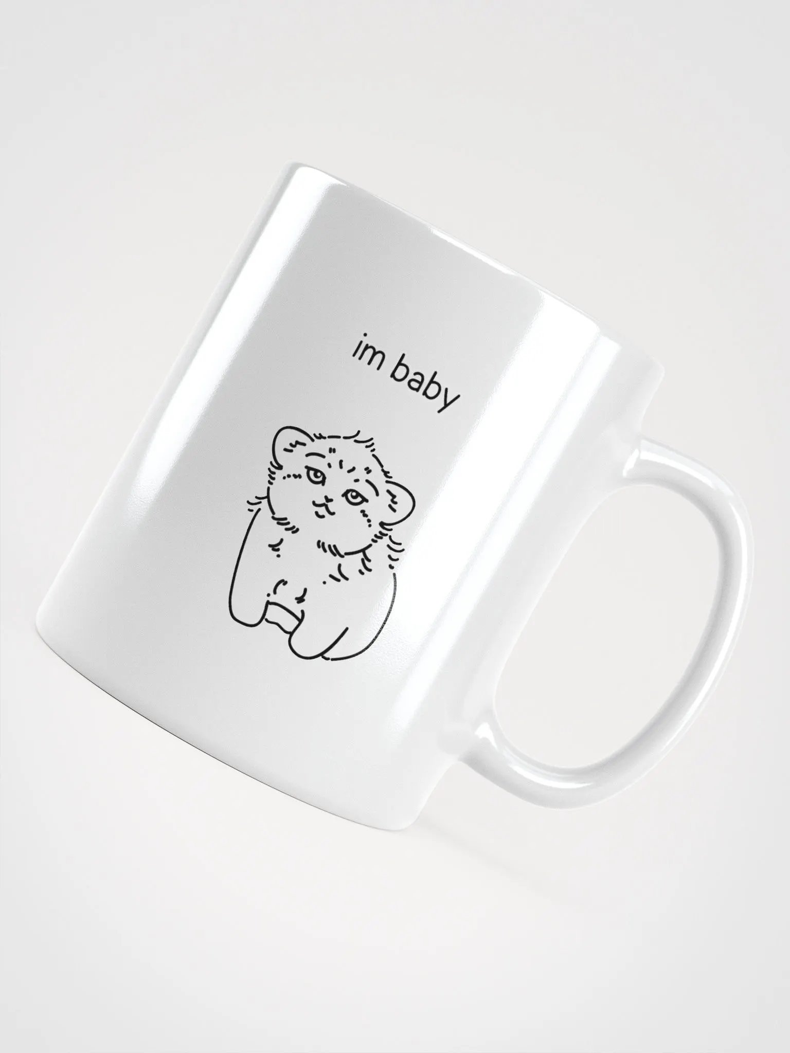 I'm Baby Manul - White Mug product image (10)