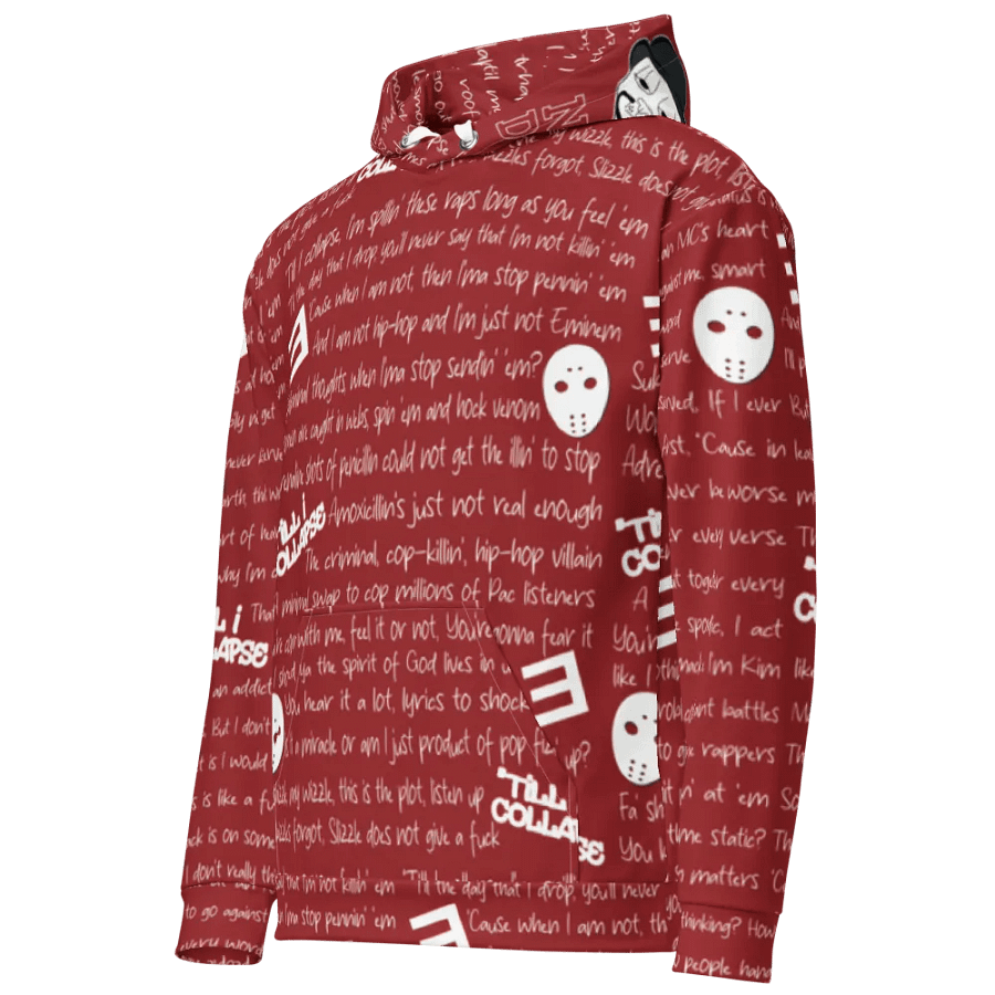 'Till I Collapse - Eminem - RED - Unisex Hoodie product image (1)
