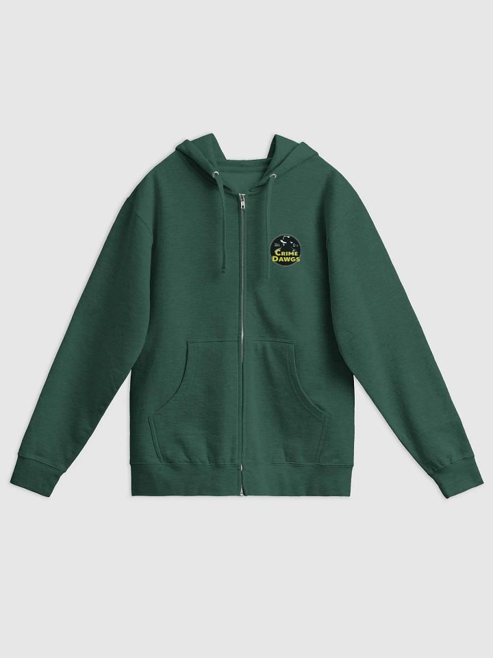 Mr. E's Crime Dawgs Fleece Printed Zip-Up Hoodie product image (1)