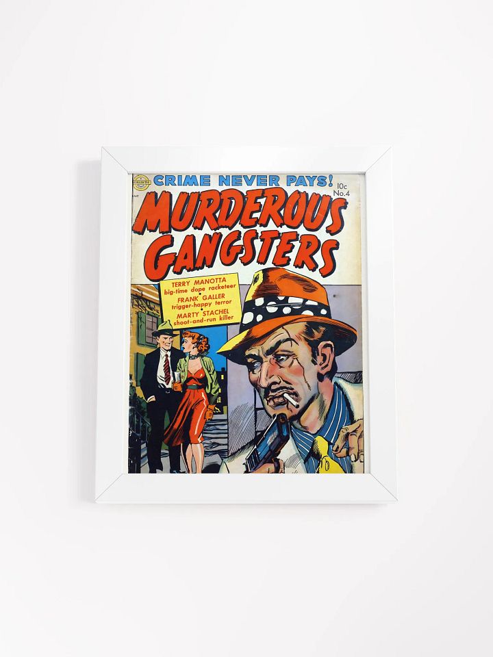 Vintage Crime Comic Matte Poster product image (13)
