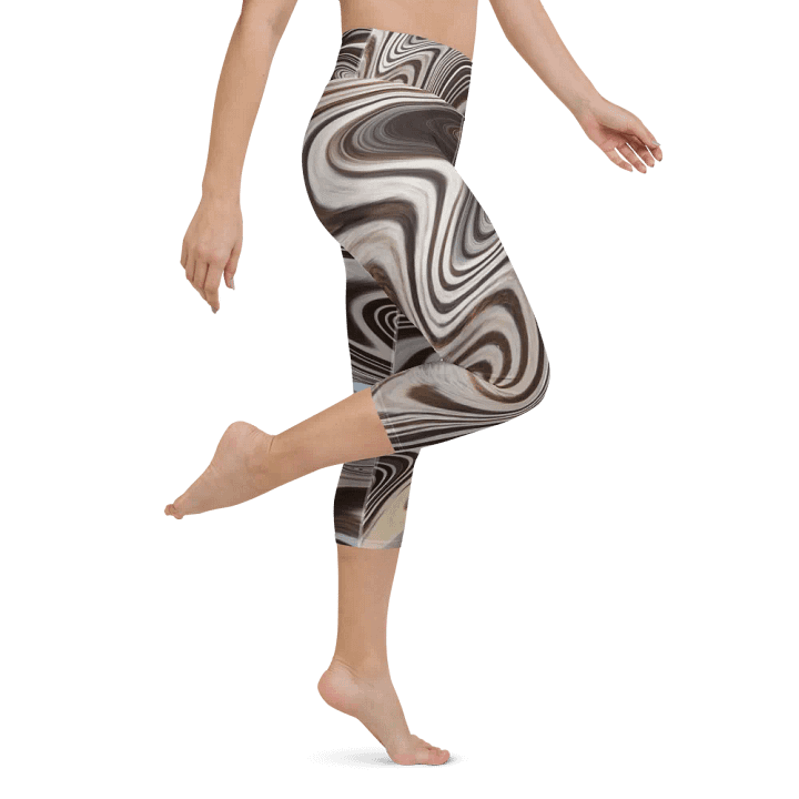 Swirls of Serenity Yoga Capri Leggings product image (1)