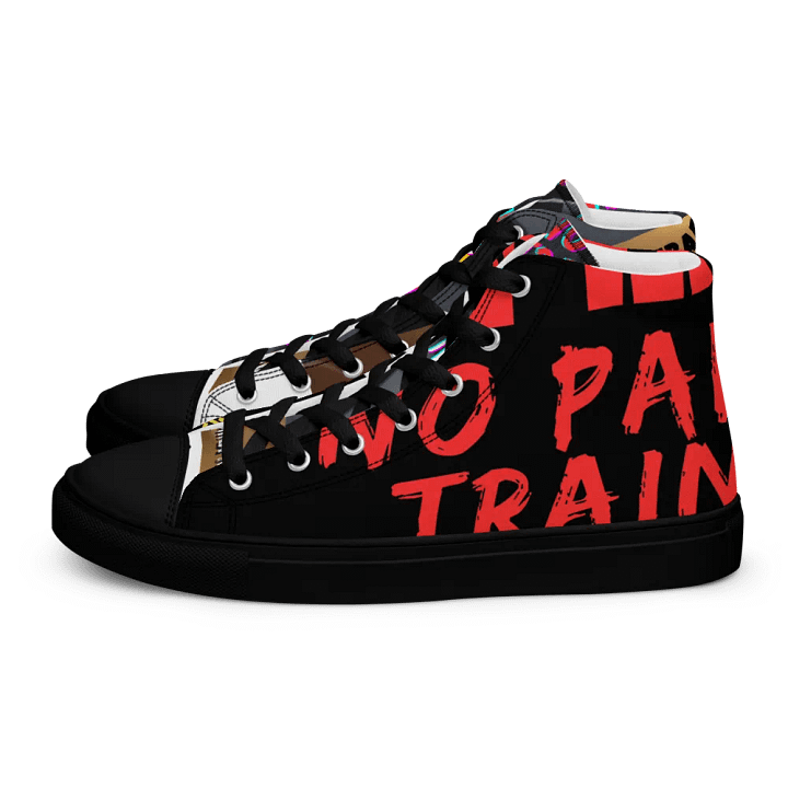 Zapatillas sport fitness de lona de caña alta para mujer by the mika king wear product image (1)