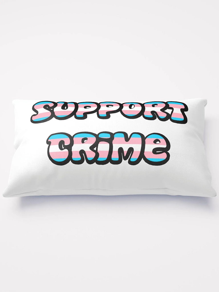 Trans Crime Decorative Pillow product image (1)