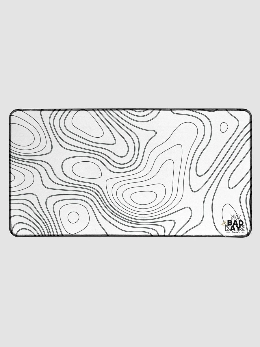 White Topo Desk Mat product image (2)