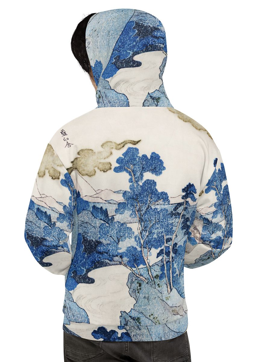 Fuji no Yukei All-Over Print Recycled Unisex Hoodie product image (5)
