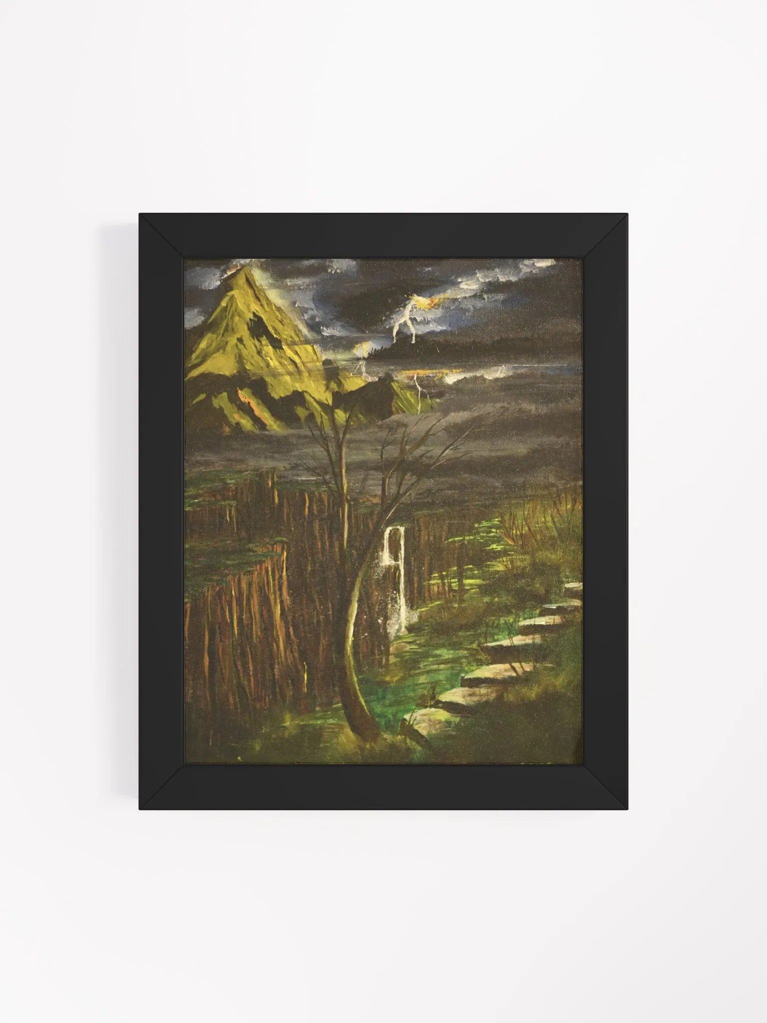 Stormy Night | Acrylic Painting print product image (4)