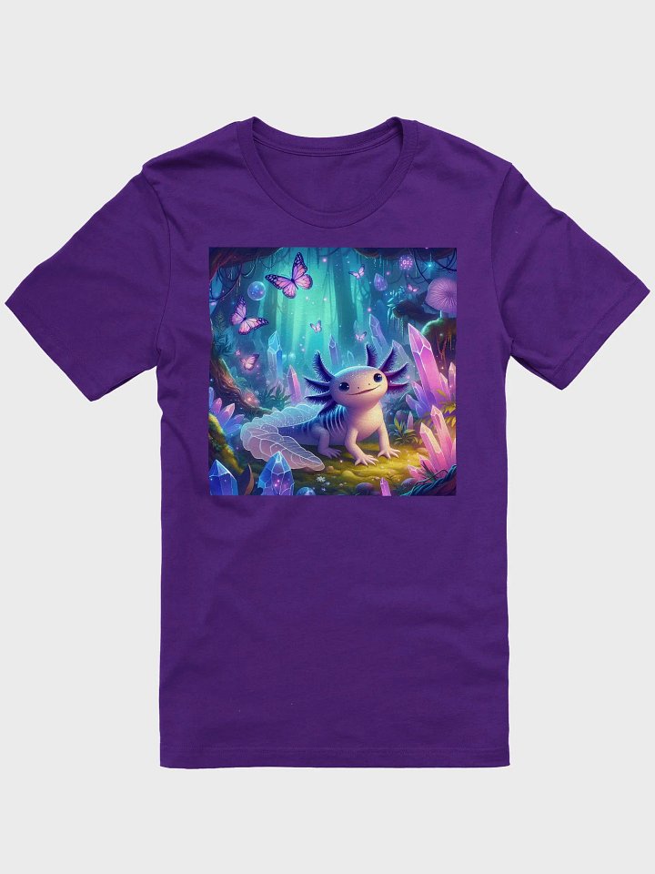 Cute Axolotl Shirt #2 - Crystals and Butterflies - Axolotl Lovers Colection product image (1)