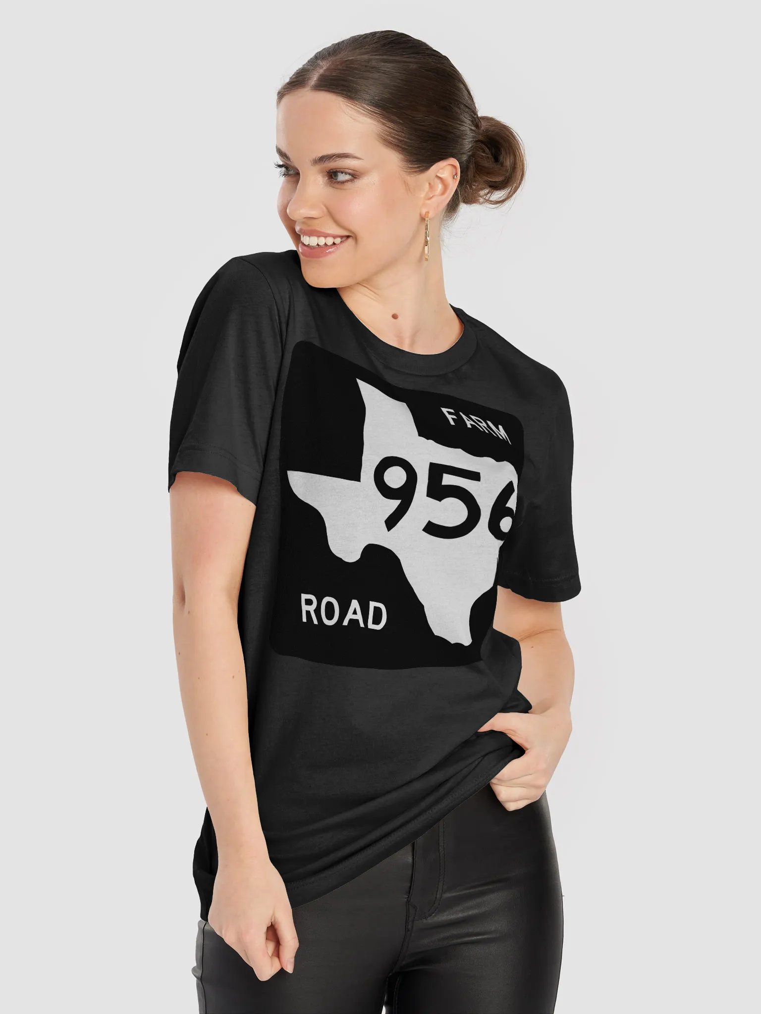 Texas Farm Road Sign FM 956 T-Shirt product image (8)