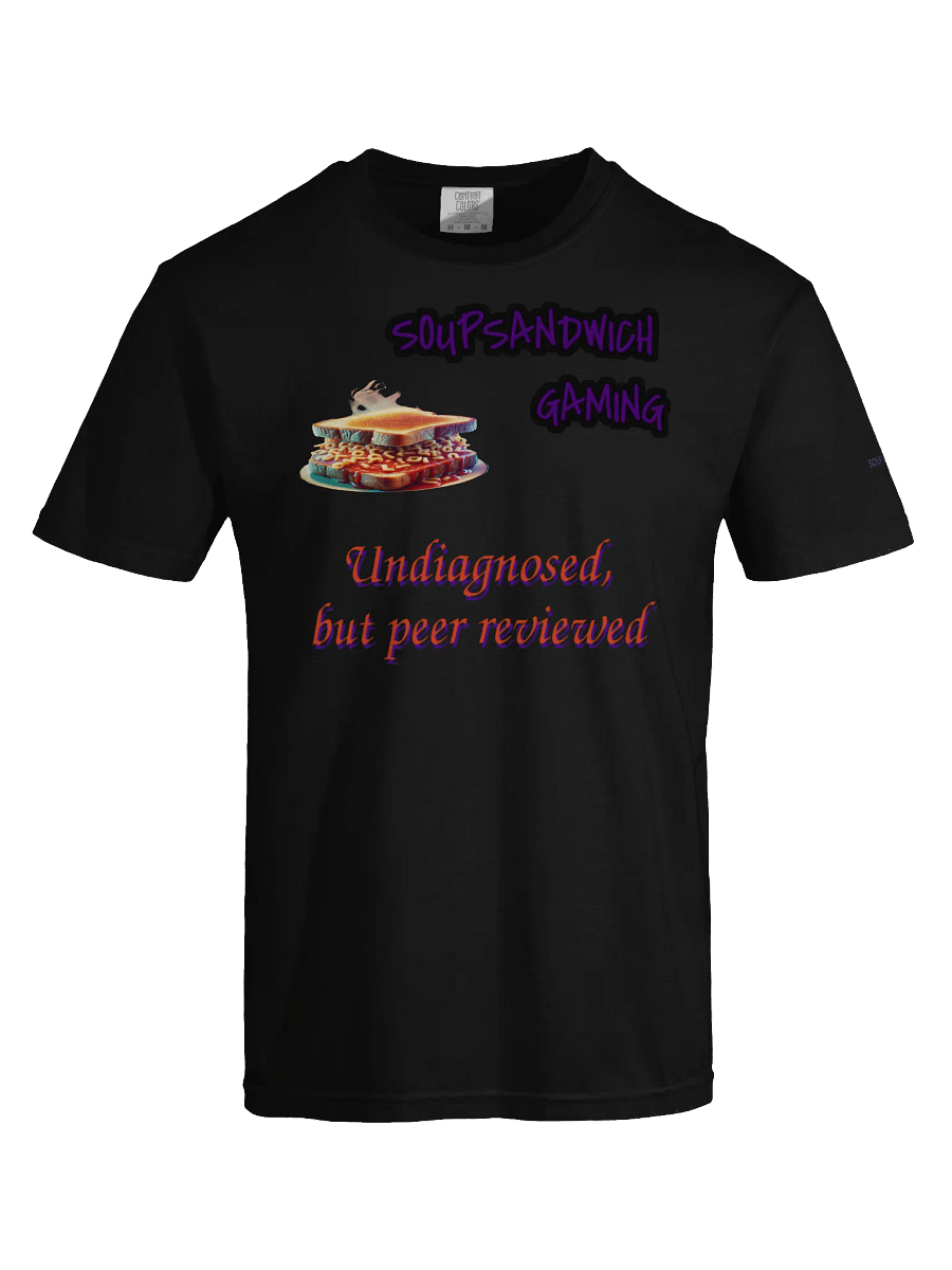 Undiagnosed SoupSandwich Gaming Tee product image (2)
