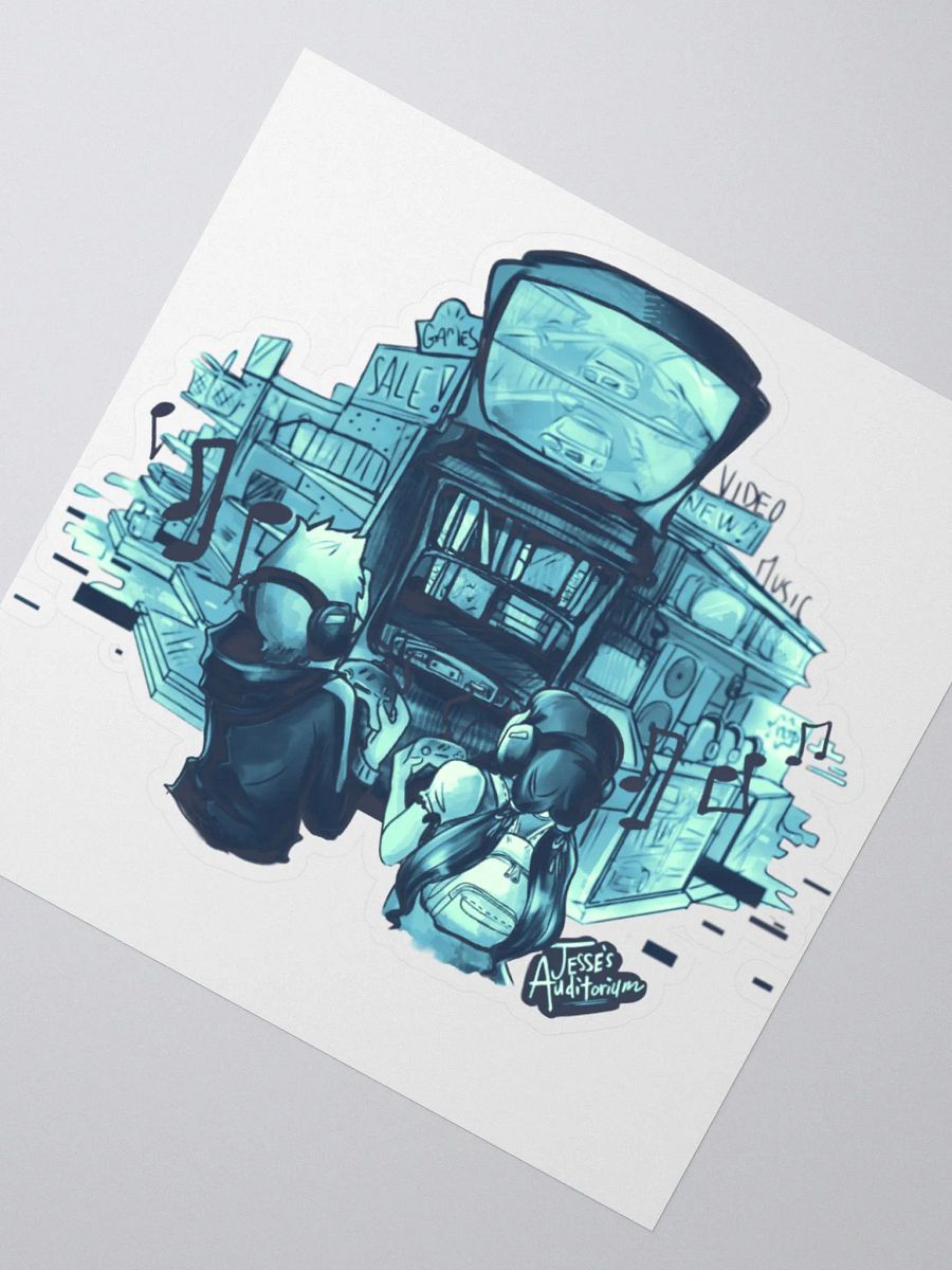 Kiss Cut Sticker - Cerulean product image (2)