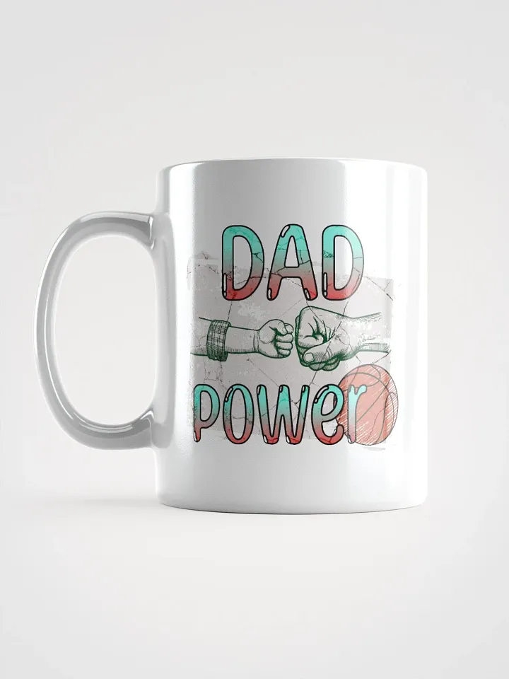 Dad Power Basketball Fist Bump Mug product image (1)