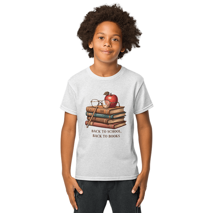 Back to School Back to Books Youth Sports Tee product image (3)