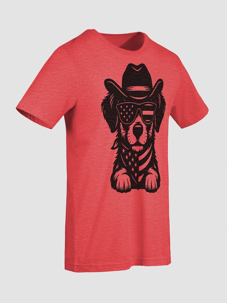 Cowboy Spirit American Pride Dog Tee | Border Collie T-Shirt product image (63)