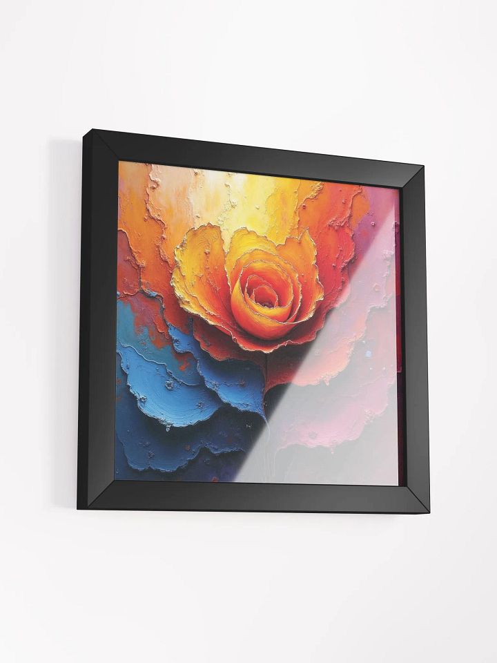 Vibrant Floral Burst Framed Print product image (3)