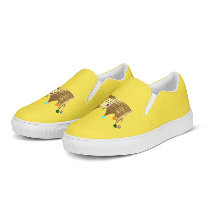 Queendom Beautiful Women Crown Canvas Shoes /Yellow (TM) product image (2)
