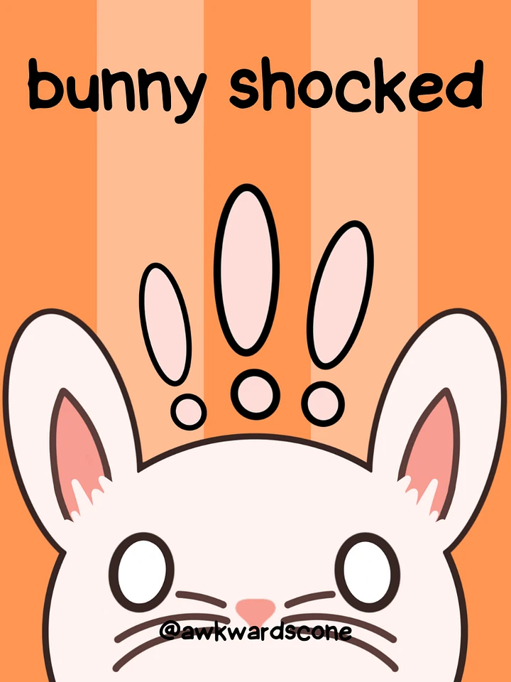 bunny shocked emote product image (1)
