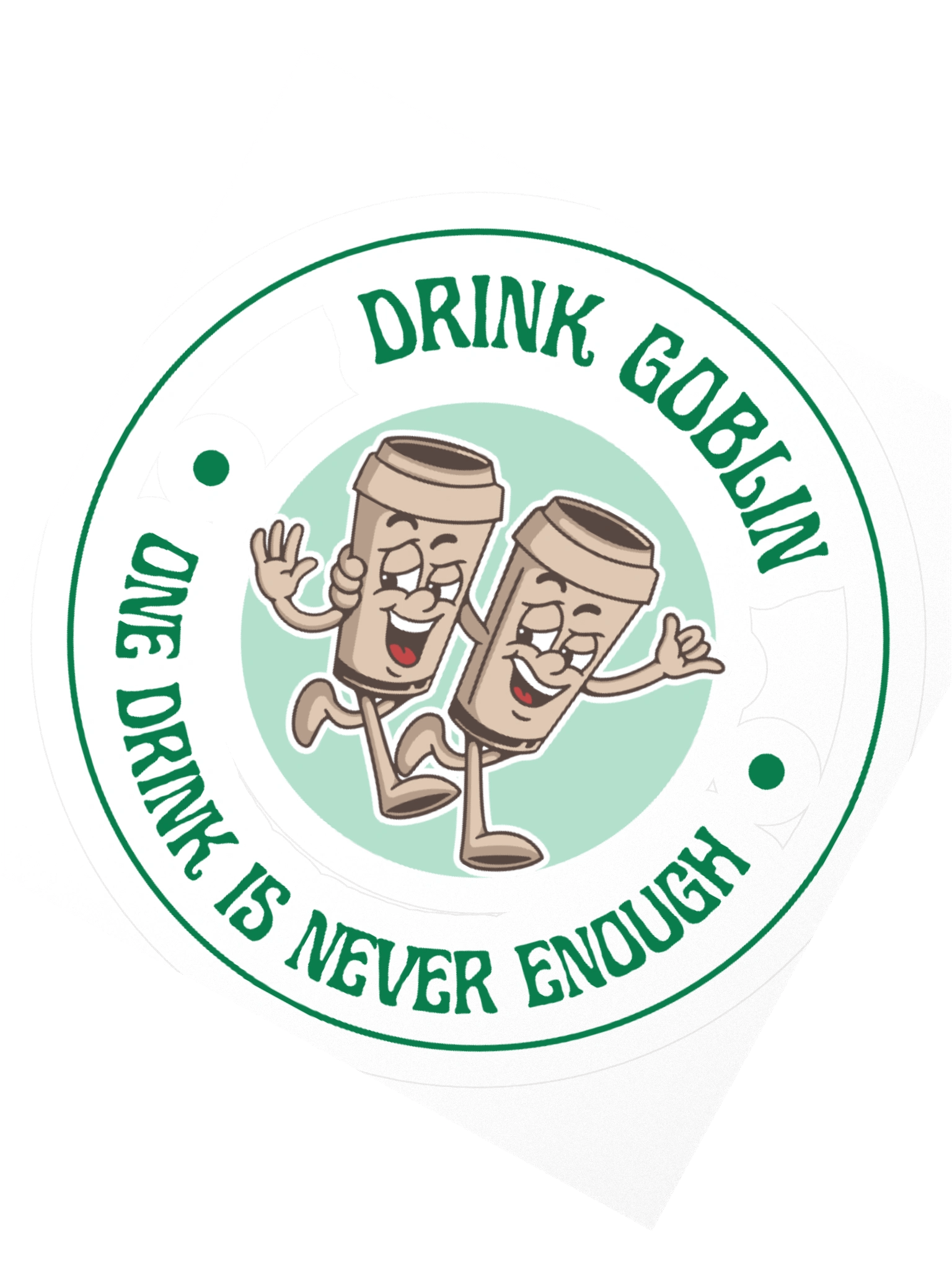 Drink Goblin Kiss Cut Sticker product image (4)