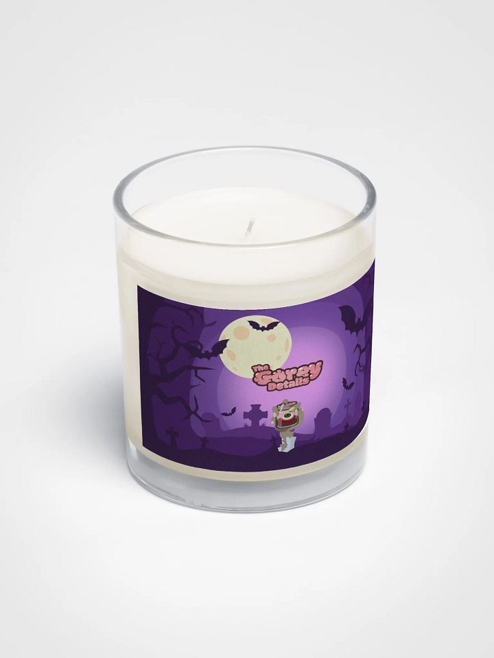 Soy Wax Candle In A Clear Glass Jar product image (2)