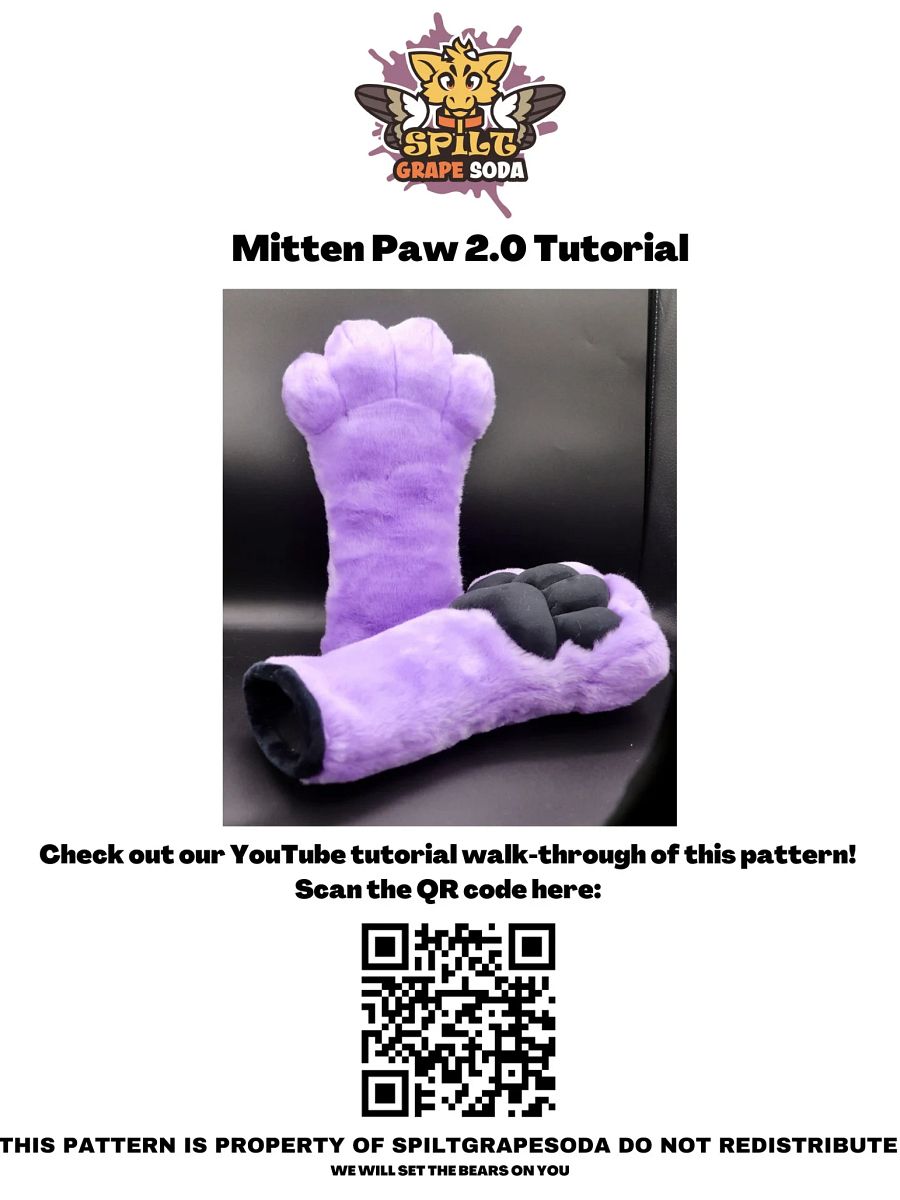 Mitten Paw 2.0 Pattern [PDF DOWNLOAD] product image (3)