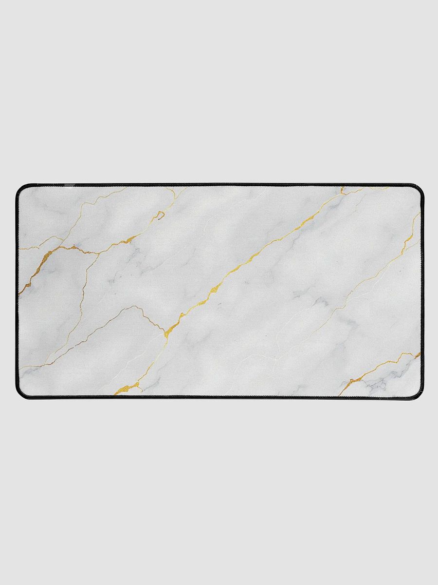 White Gold Marble Desk Mat product image (1)